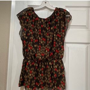 Banana Republic cinch waist shirt